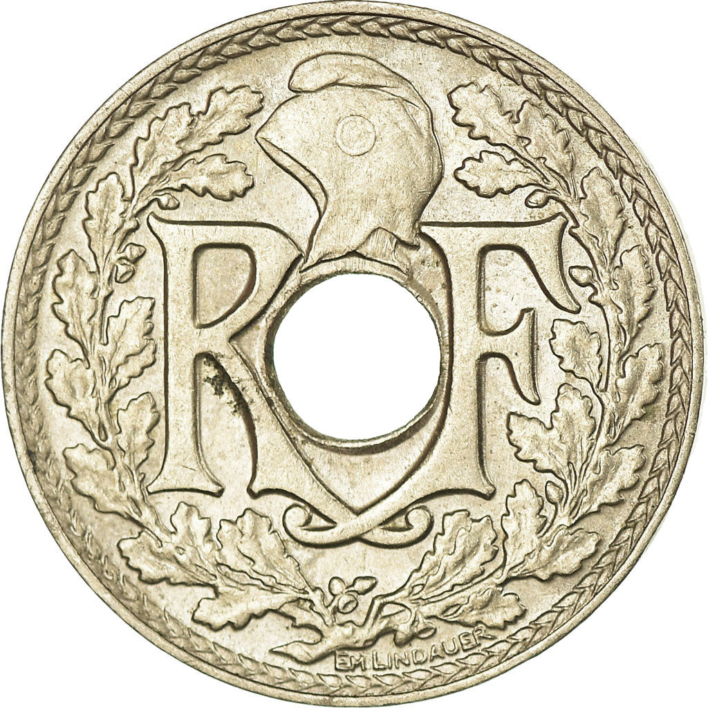 Coin, France, Lindauer, 5 Centimes, 1939, Paris, AU(55-58), Nickel-Bronze