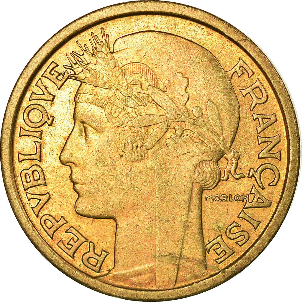 Moeda, França, Morlon, 2 Francs, 1941, AU(50-53), Alumínio-Bronze, KM:886