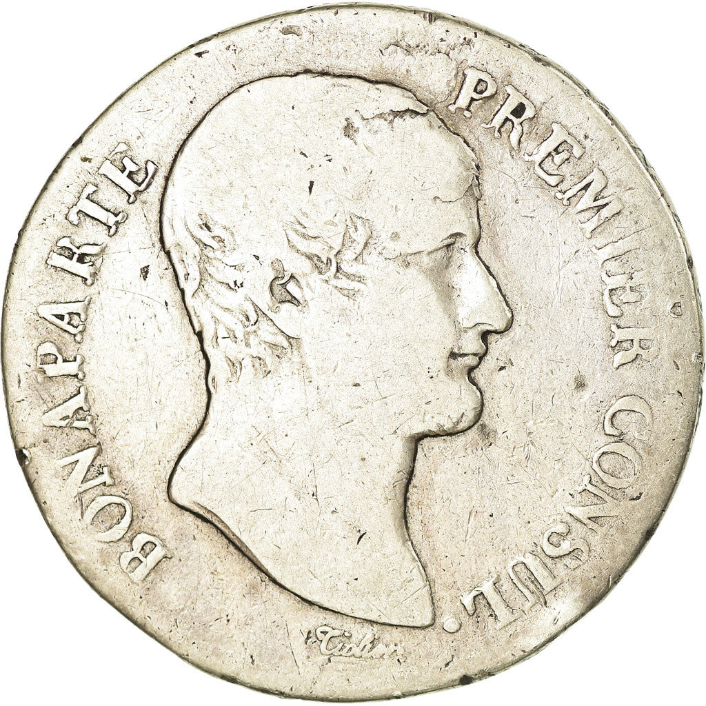 Coin, France, Napoléon I, 5 Francs, An 12, Toulouse, F(12-15), Silver