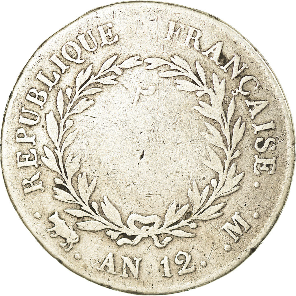 Coin, France, Napoléon I, 5 Francs, An 12, Toulouse, F(12-15), Silver