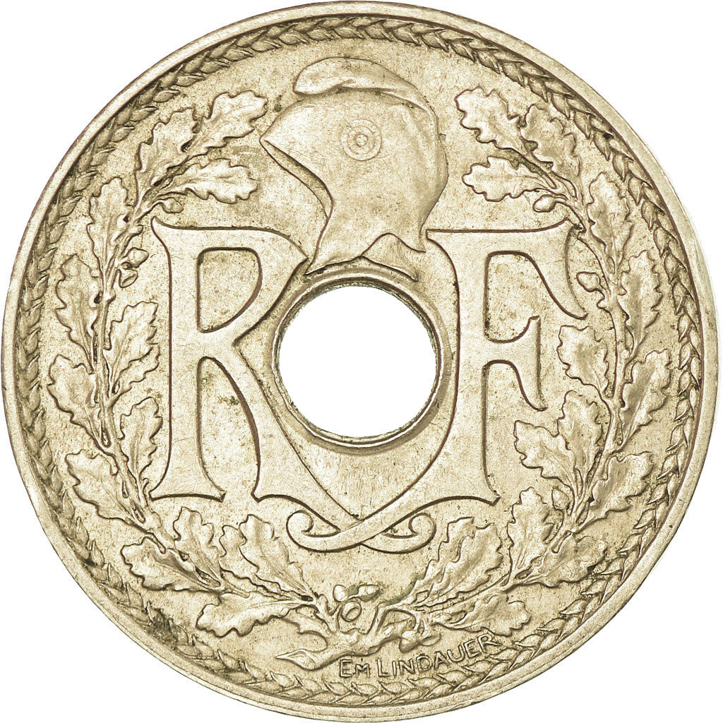 Münze, Frankreich, Lindauer, 25 Centimes, 1939, SS+, Nickel-Bronze, KM:867b