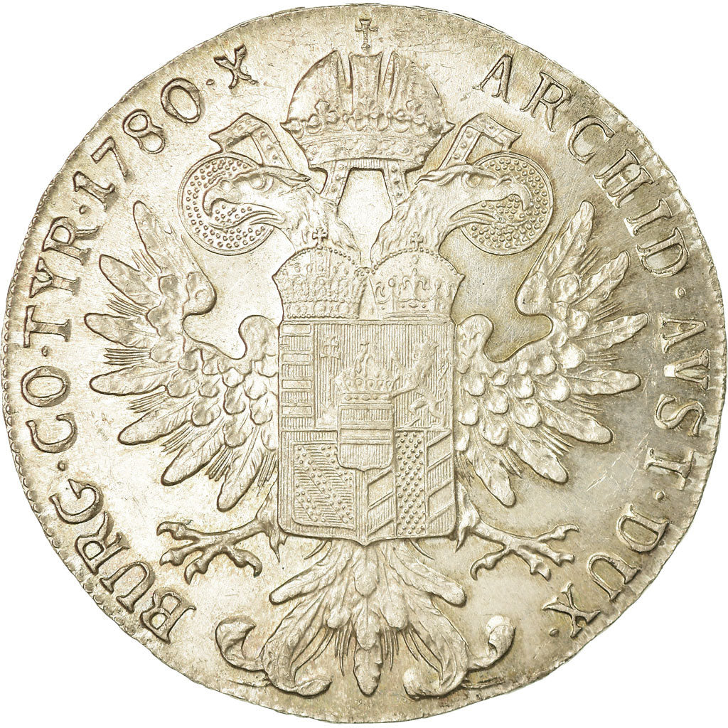 Coin, Austria, Joseph II, Thaler, 1780, Official restrike, AU(55-58), Silver