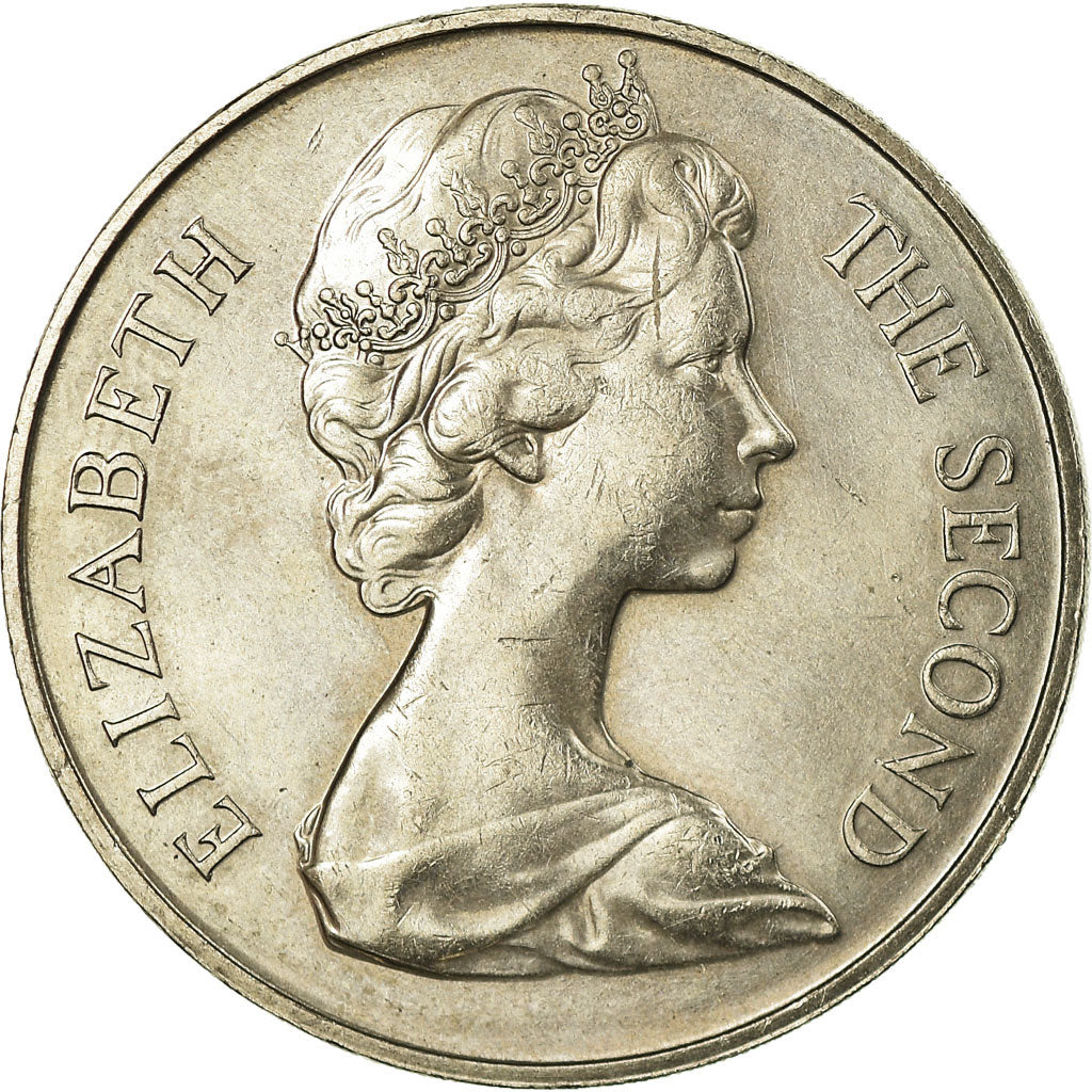 Coin, Saint Helena, Elizabeth II, 25 Pence, Crown, 1973, AU(50-53)