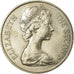 Coin, Saint Helena, Elizabeth II, 25 Pence, Crown, 1973, AU(50-53)