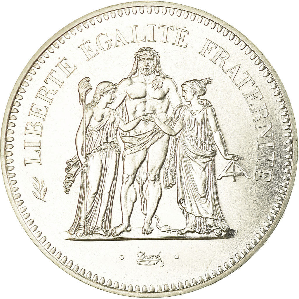 Coin, France, Hercule, 50 Francs, 1979, Paris, FDC, MS(65-70), Silver, KM:941.1