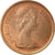 Coin, Great Britain, Elizabeth II, 1/2 New Penny, 1971, MS(63), Bronze, KM:914