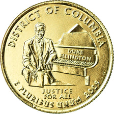 Coin, United States, Quarter, 2009, U.S. Mint, Philadelphia, golden, MS(63)