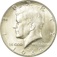 Coin, United States, Kennedy Half Dollar, Half Dollar, 1968, U.S. Mint, Denver