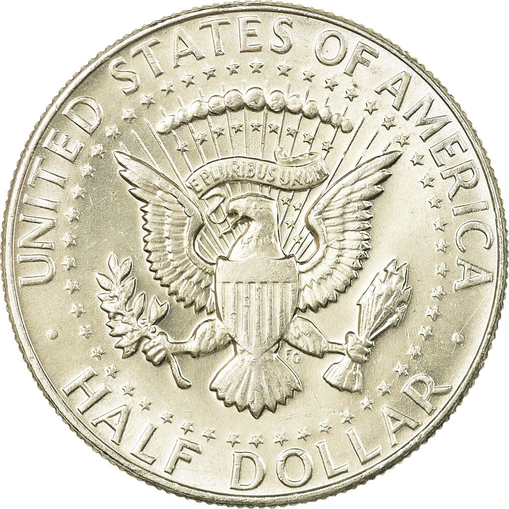 Coin, United States, Kennedy Half Dollar, Half Dollar, 1968, U.S. Mint, Denver