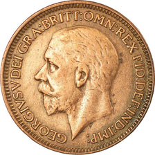 Coin, Great Britain, George V, Farthing, 1933, EF(40-45), Bronze, KM:825