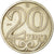 Moneta, Kazachstan, 20 Tenge, 2000, EF(40-45), Miedź-Nikiel-Cynk, KM:26
