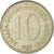 Moneda, Yugoslavia, 10 Dinara, 1987, BC+, Cobre - níquel, KM:89
