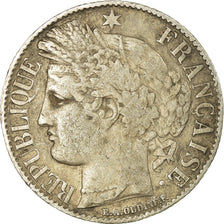 Coin, France, Cérès, Franc, 1887, Paris, VF(30-35), Silver, KM:822.1