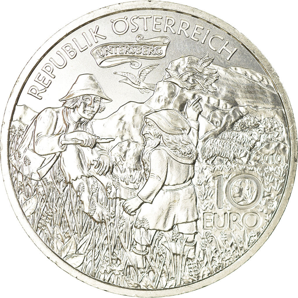 Coin, Austria, 10 Euro, 2010, Vienna, (Wien), MS(63), Silver, KM:3186