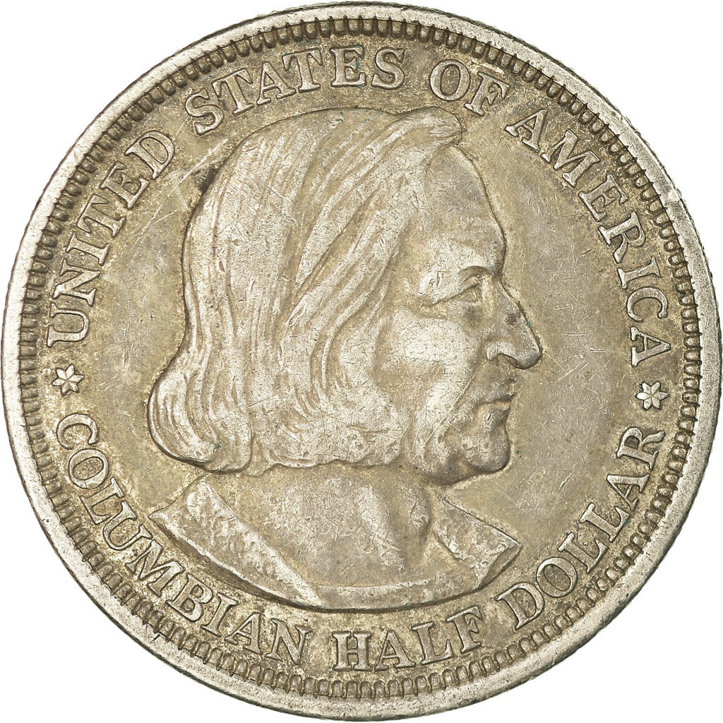 Coin, United States, Half Dollar, 1893, U.S. Mint, Philadelphia, AU(50-53)
