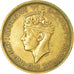 Münze, BRITISH WEST AFRICA, George VI, Shilling, 1940, S+, Nickel-brass, KM:23