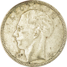 Coin, Belgium, 20 Francs, 20 Frank, 1935, VF(20-25), Silver, KM:105