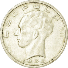 Coin, Belgium, 50 Francs, 50 Frank, 1939, EF(40-45), Silver, KM:122.1