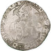 Moneta, Paesi Bassi Spagnoli, BRABANT, Escalin, 1623, Antwerp, MB+, Argento