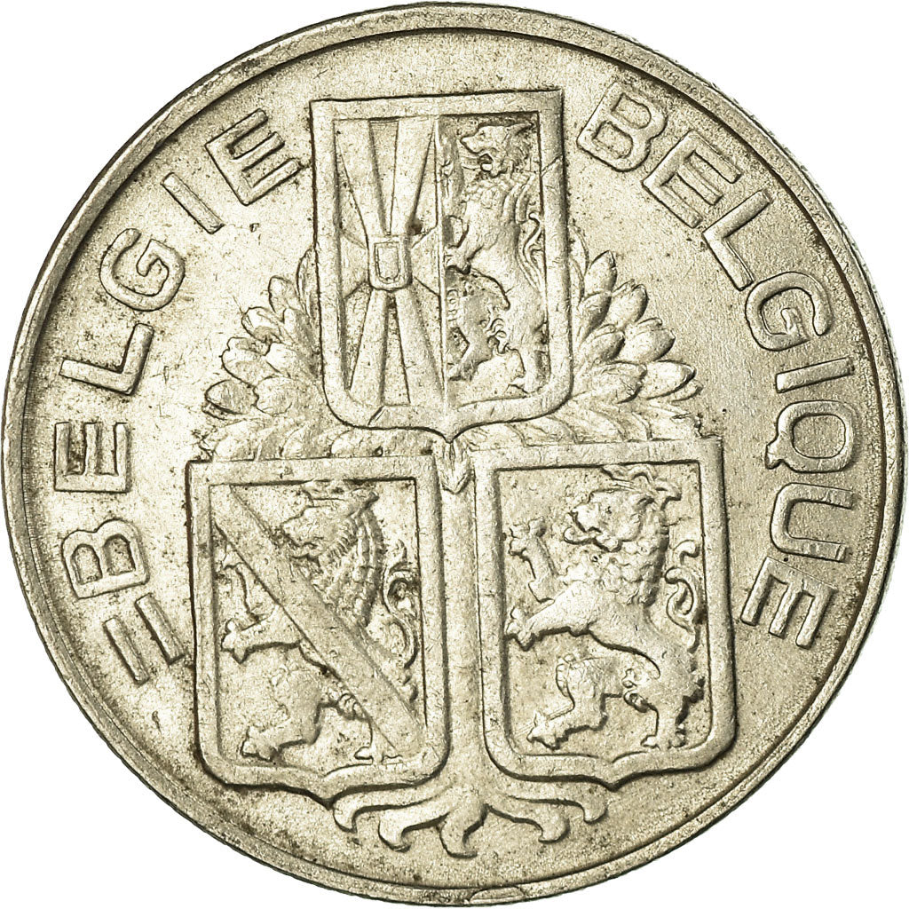 Coin, Belgium, Franc, 1940, AU(50-53), Nickel, KM:120