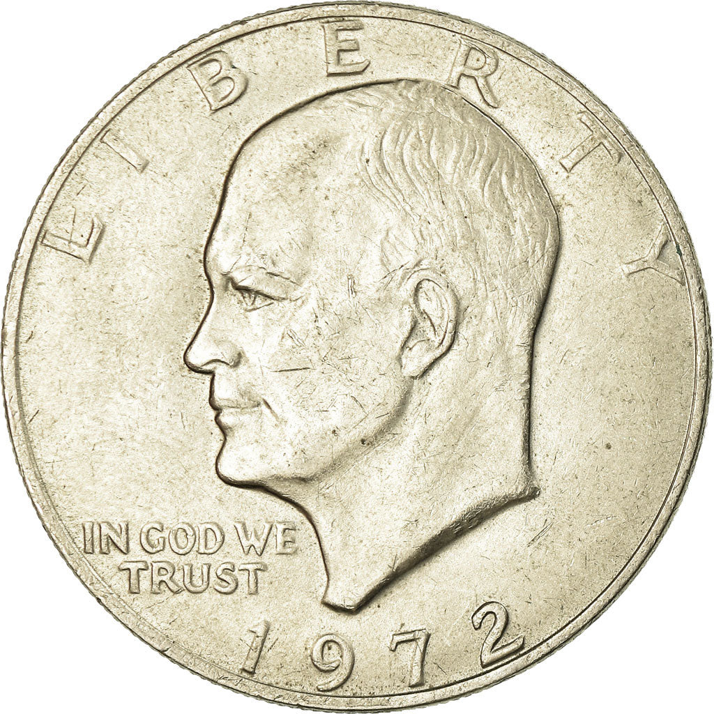 Coin, United States, Eisenhower Dollar, Dollar, 1972, U.S. Mint, Philadelphia