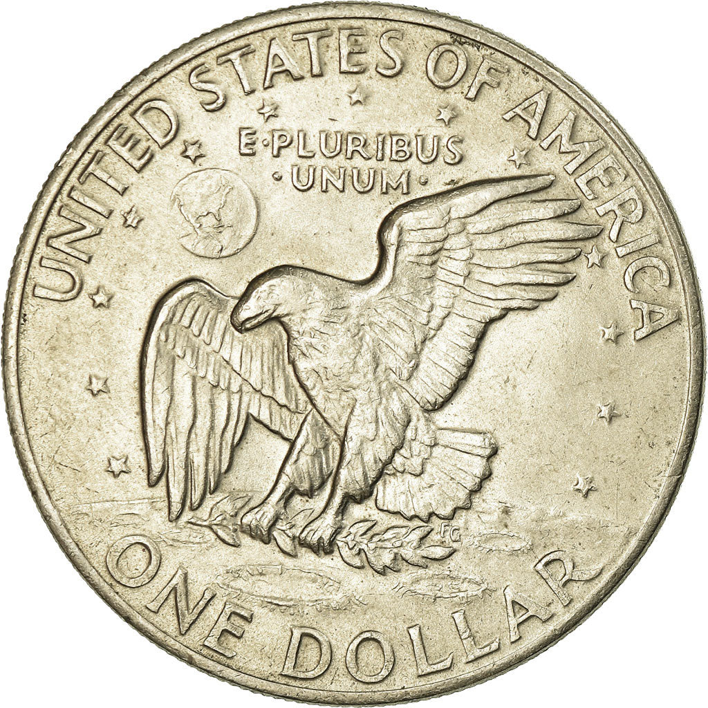 Coin, United States, Eisenhower Dollar, Dollar, 1972, U.S. Mint, Philadelphia