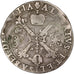 SPANISH NETHERLANDS, 1/4 Patagon, Antwerp, KM #34.1, VF(30-35), Silver, 6.83