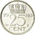 Moneda, Países Bajos, 25 Cents, 1980, MBC, Aluminio, KM:Pn136