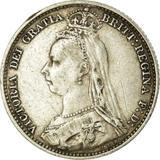 Coin, Great Britain, Victoria, 6 Pence, 1892, EF(40-45), Silver, KM:760
