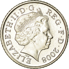 Coin, Great Britain, Elizabeth II, 5 Pence, 2008, AU(50-53), Copper-nickel