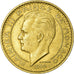 Monnaie, Monaco, Rainier III, 50 Francs, Cinquante, 1950, TTB+, Aluminum-Bronze