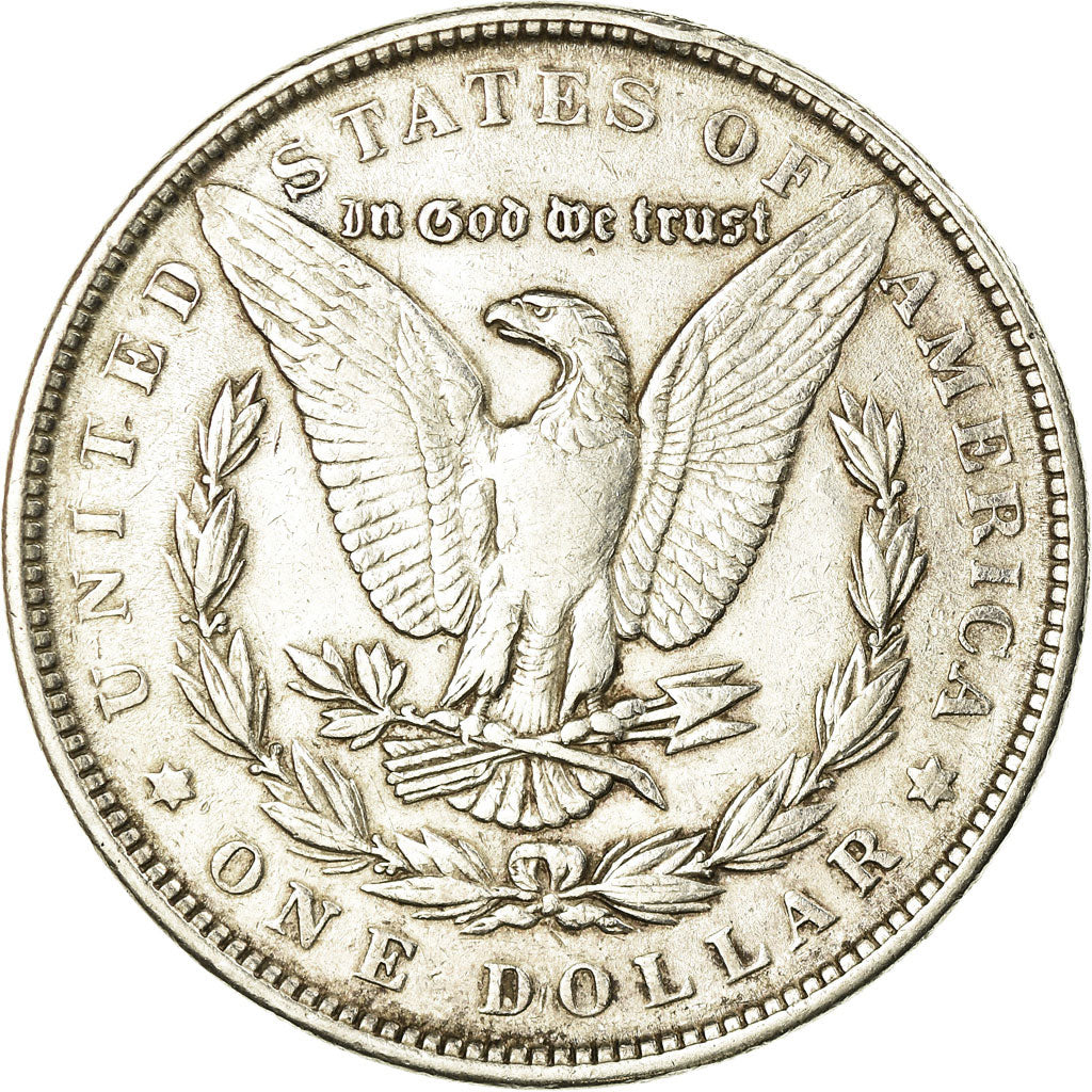Coin, United States, Morgan Dollar, Dollar, 1889, U.S. Mint, Philadelphia