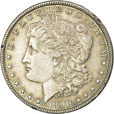 Moneda, Estados Unidos, Morgan Dollar, Dollar, 1896, U.S. Mint, Philadelphia