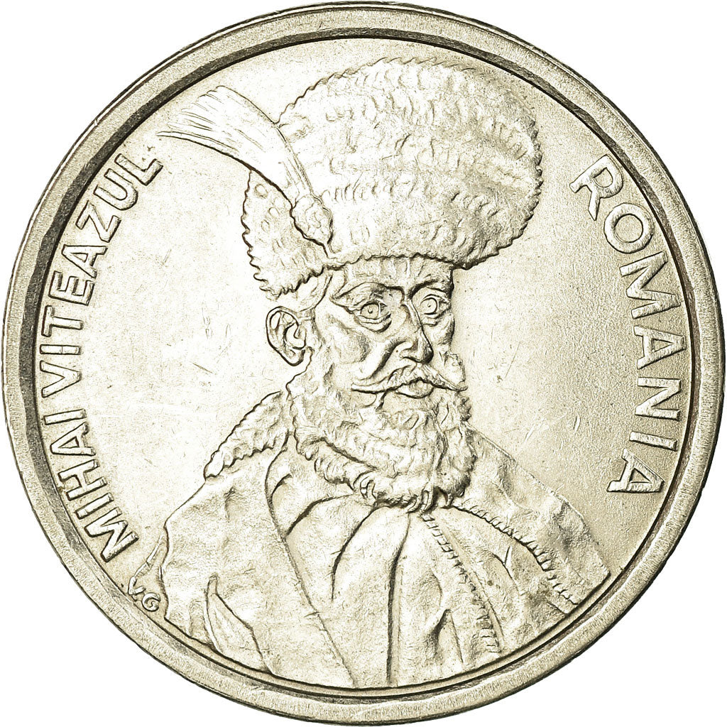 Coin, Romania, 100 Lei, 1992, AU(50-53), Nickel plated steel, KM:111
