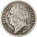 FRANCE, Louis XVIII, 1/2 Franc, 1824, Paris, KM #708.1, EF(40-45), Silver,...