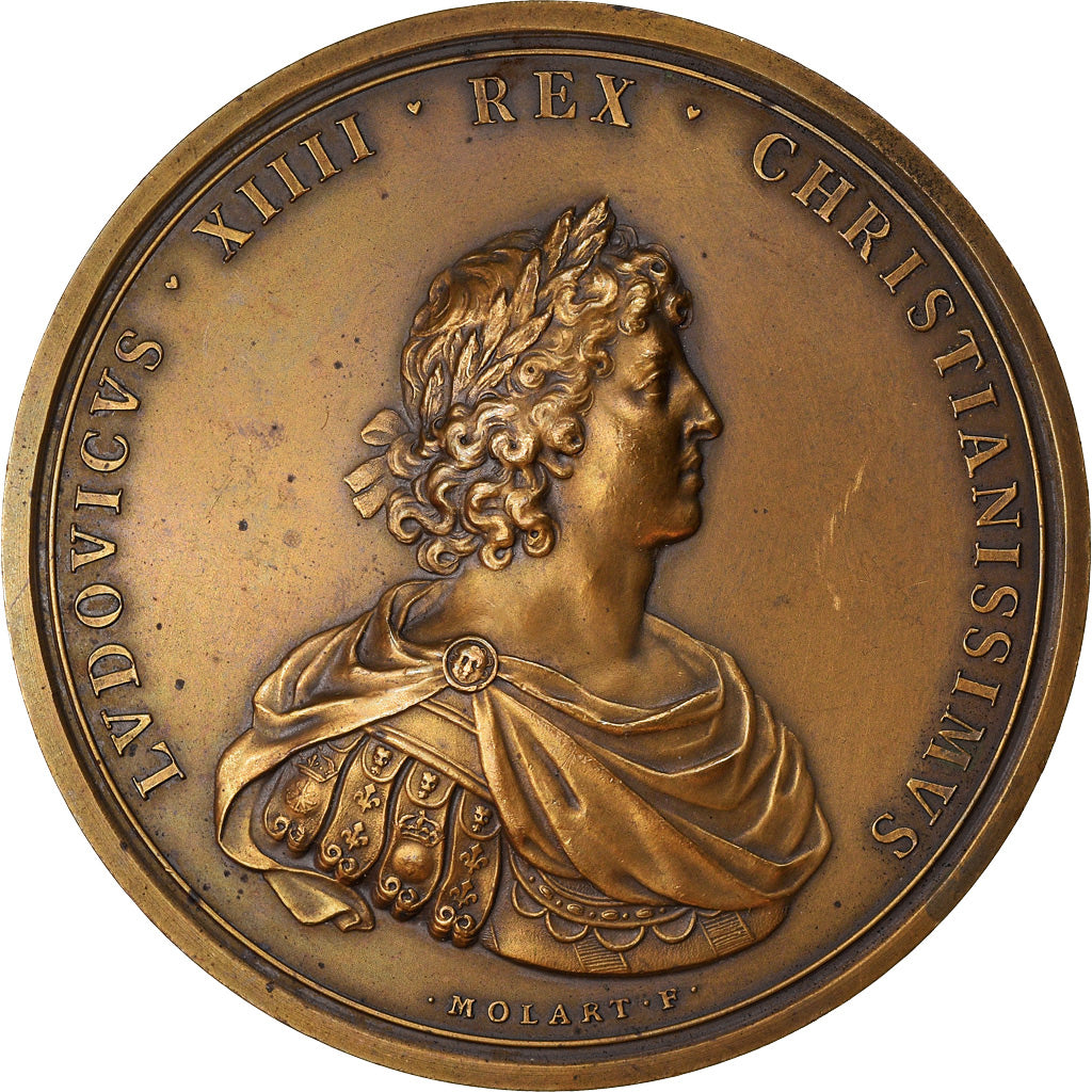 France, Medal, Louis XIV, Bataille des Dunes, Dunkerque, History, Molart