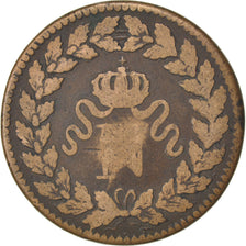 FRANCE, Napoléon I, Decime, 1815, Strasbourg, KM #700, VF(20-25), Bronze, Gadour