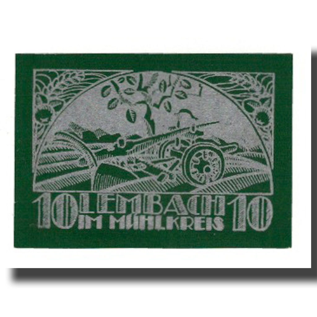 Banknot, Austria, Lembach O.Ö. Gemeinde, 10 Heller, paysage, AU(55-58), Mehl:FS