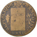 FRANCE, Sol aux balances françoise, Sol, 1793, Metz, KM #619.2, VF(20-25), B...