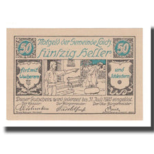 Banknot, Austria, Loich N.Ö. Gemeinde, 50 Heller, N.D, 1920, 1920-07-31