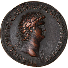 France, Medal, Réplique, Sesterce, Néron, History, 1960, AU(55-58), Copper