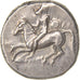 Calabria, Taranto, Taras, son of Poseidon, Stater, Tarentum, AU(50-53), Silver,.