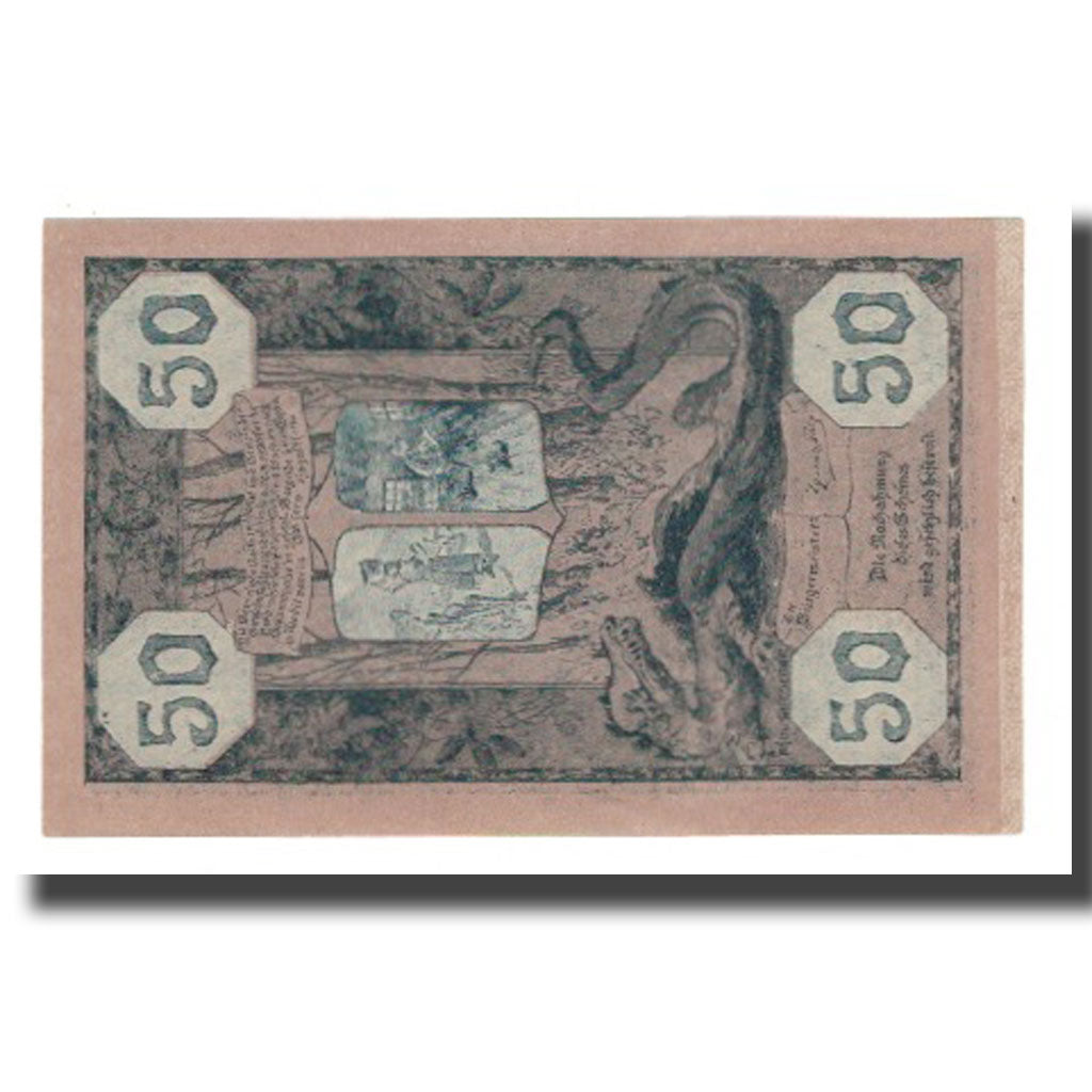 Banknote, Austria, Goisern O.Ö. Gemeinde, 50 Heller, Texte, AU(55-58), Mehl:FS
