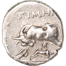 Moneta, Illyria, Apollonia, Drachm, 120 BC, Apollonia, BB, Argento, BMC:30