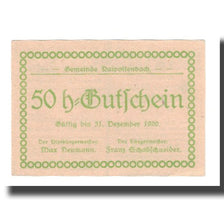 Banknote, Austria, Raipoltenbach N.Ö. Gemeinde, 50 Heller, N.D, 1920