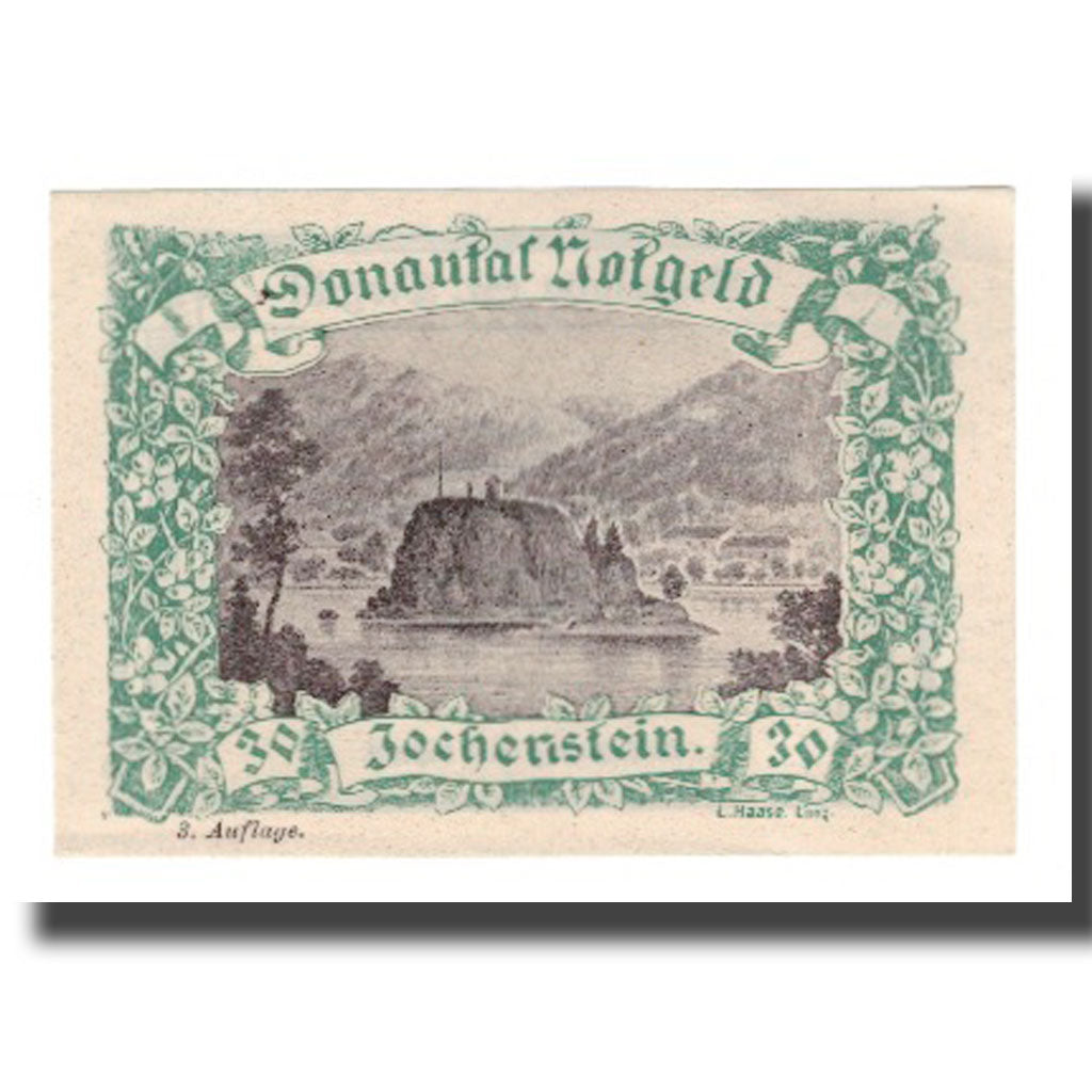 Banknot, Austria, Donautalnotgeld O.Ö. der Gemeinden, 30 Heller, texte 1