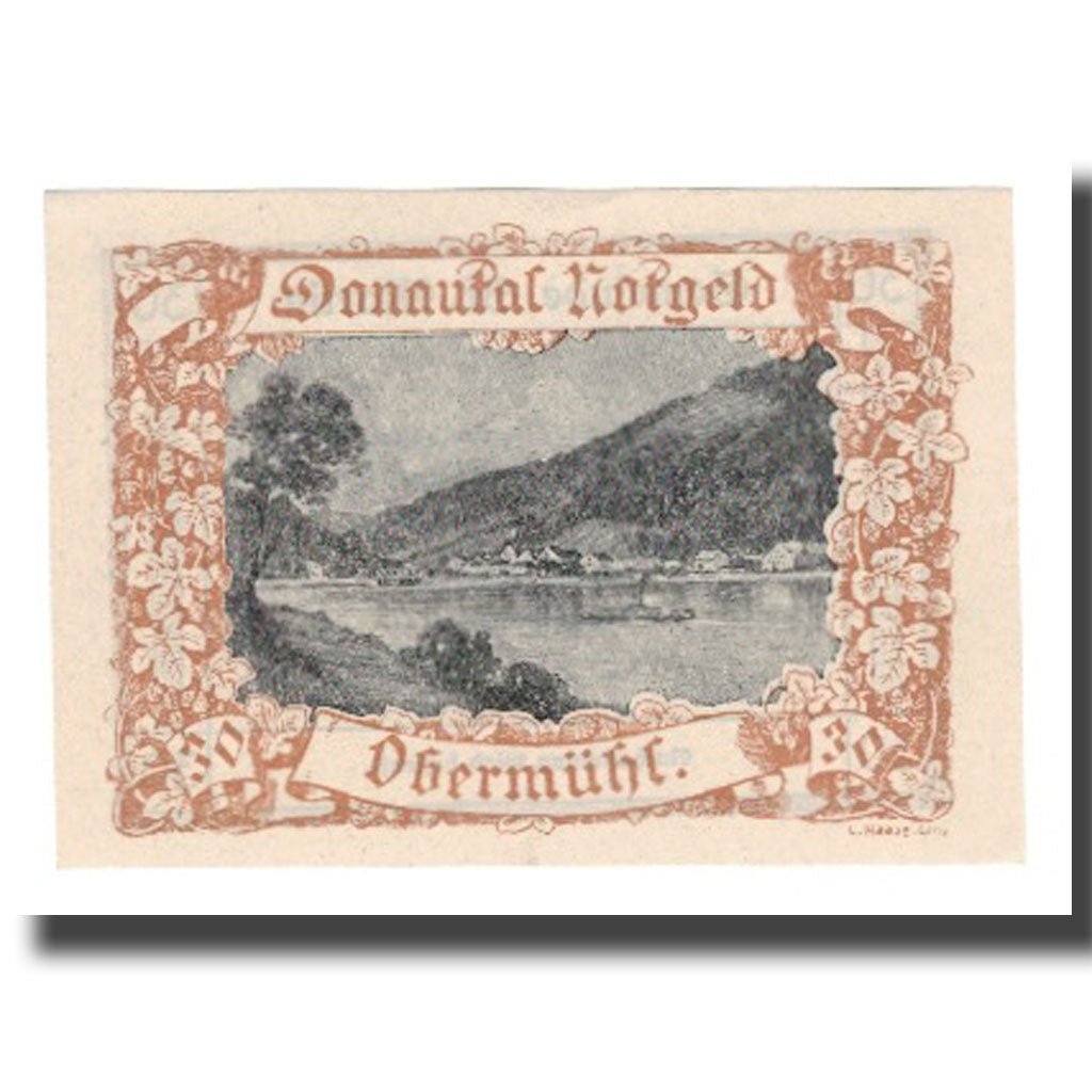 Banknote, Austria, Donautalnotgeld O.Ö. der Gemeinden, 30 Heller, Texte 3