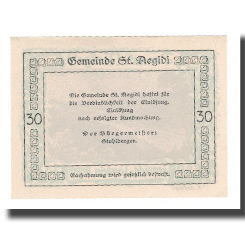 Banknot, Austria, Donautalnotgeld O.Ö. der Gemeinden, 30 Heller, Texte 6