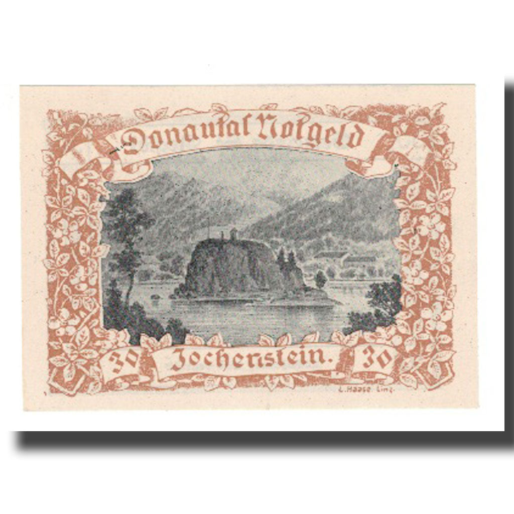 Banknote, Austria, Donautalnotgeld O.Ö. der Gemeinden, 30 Heller, Texte 7