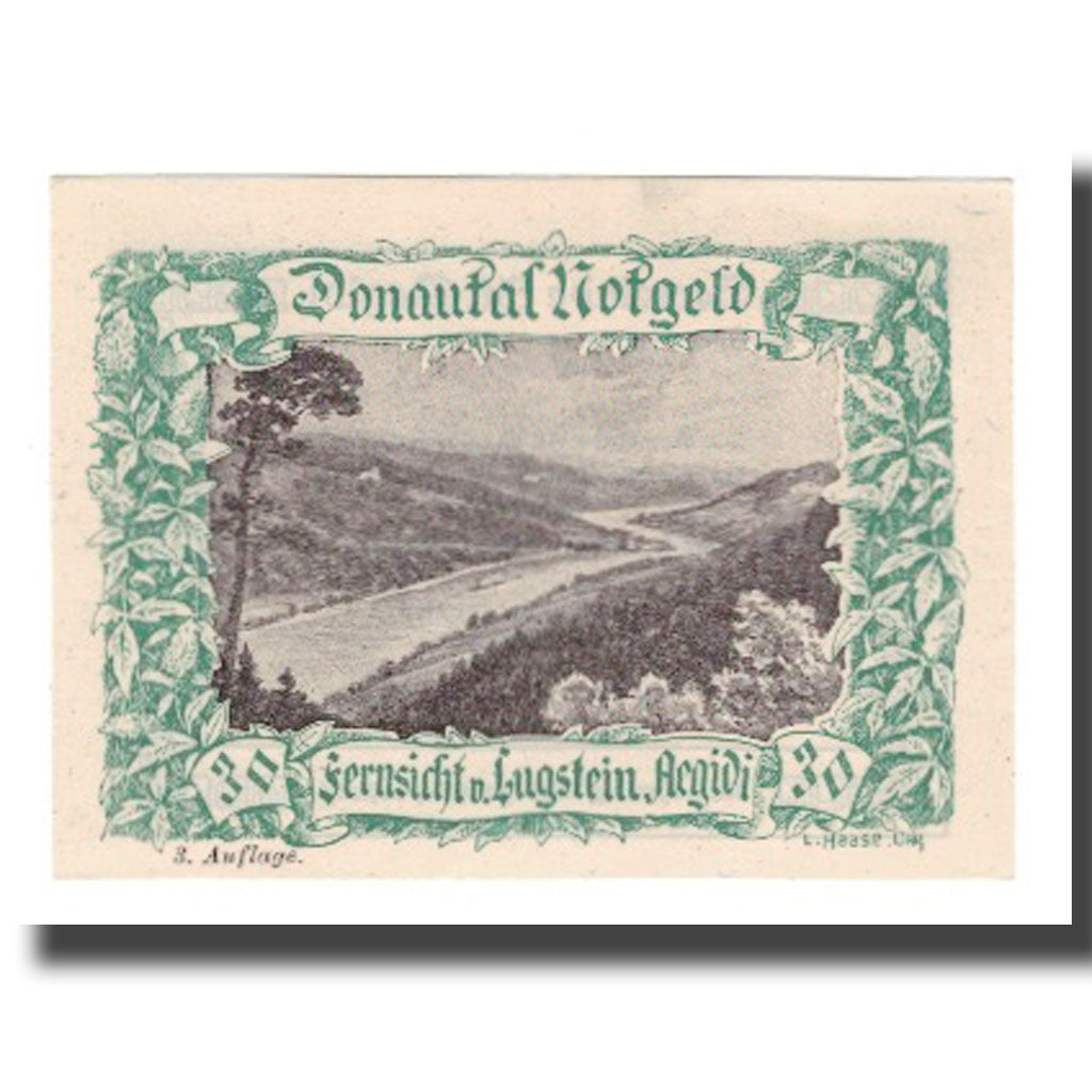 Banknote, Austria, Donautalnotgeld O.Ö. der Gemeinden, 30 Heller, Texte 8